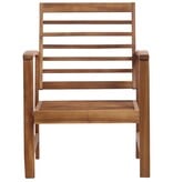 VidaXL 4-delige Loungeset massief acaciahout