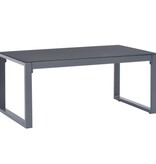 VidaXL Salontafel 90x50x40 cm aluminium