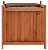 VidaXL Plantenbakken verhoogd 2 st 50x50x50 cm vurenhout