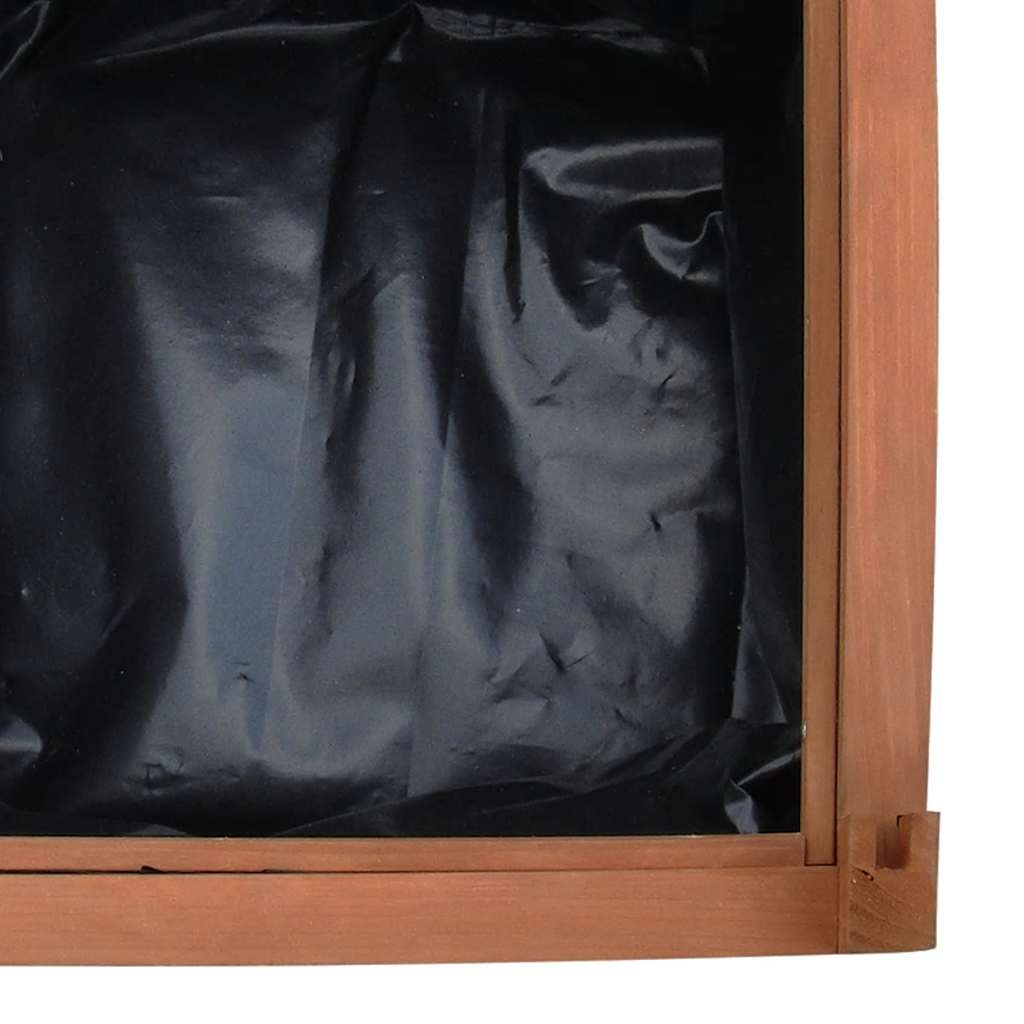 VidaXL Plantenbakken verhoogd 2 st 50x50x50 cm vurenhout