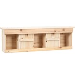 VidaXL Mussenhuis met 5 kamers 68x15x21 cm vurenhout