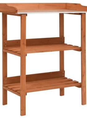VidaXL Plantenstandaard 76x37x89 cm vurenhout