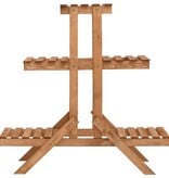 VidaXL Plantenstandaard 83x25x83 cm vurenhout