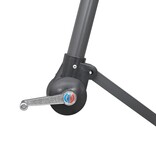 VidaXL Zweefparasol met aluminium paal 3 m taupe