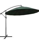 VidaXL Zweefparasol met aluminium paal 3 m groen