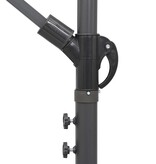 VidaXL Zweefparasol met aluminium paal 3 m groen