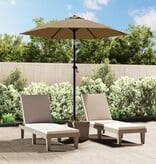 VidaXL Parasol 200x224 cm aluminium taupe