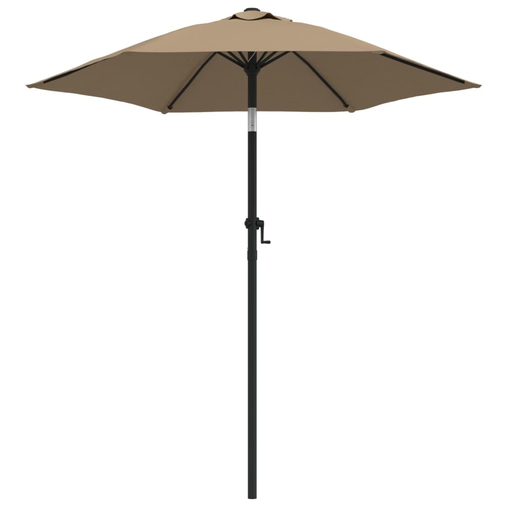 VidaXL Parasol 200x224 cm aluminium taupe