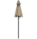 VidaXL Parasol 200x224 cm aluminium taupe