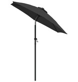 VidaXL Parasol 200x224 cm aluminium antraciet