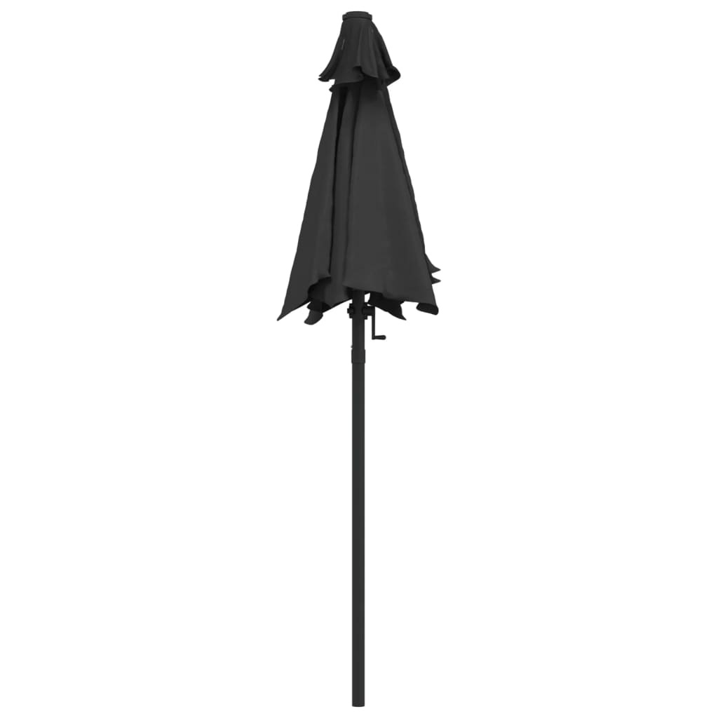 VidaXL Parasol 200x224 cm aluminium antraciet