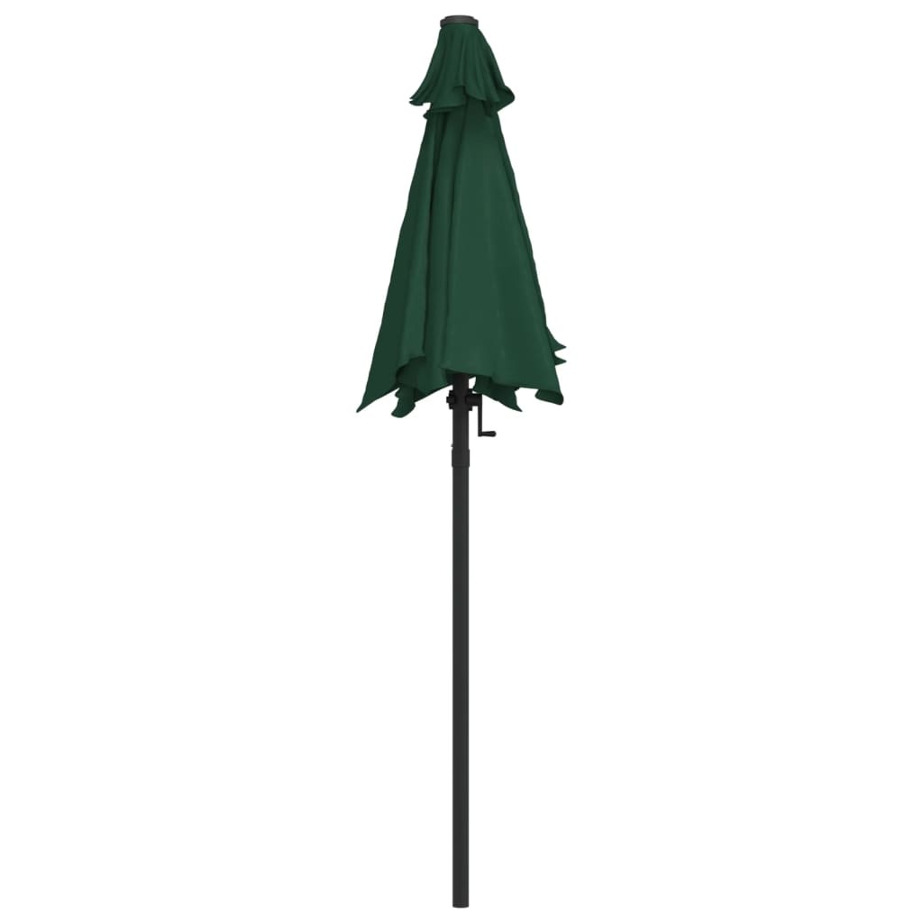 VidaXL Parasol 200x224 cm aluminium groen