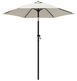 VidaXL Parasol 200x224 cm aluminium zandwit