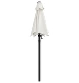 VidaXL Parasol 200x224 cm aluminium zandwit