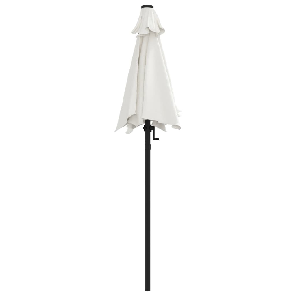 VidaXL Parasol 200x224 cm aluminium zandwit