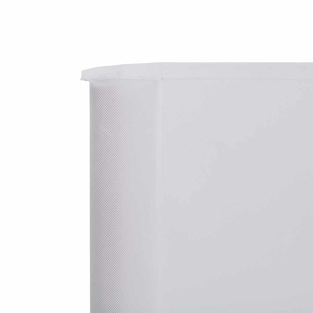 VidaXL Windscherm 9-panelen 1200x160 cm stof zandwit