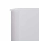 VidaXL Windscherm 9-panelen 1200x120 cm stof zandwit