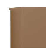VidaXL Windscherm 3-panelen 400x160 cm stof taupe