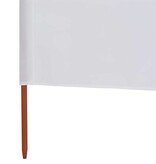 VidaXL Windscherm 3-panelen 400x160 cm stof zandwit