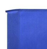 VidaXL Windscherm 3-panelen 400x80 cm stof azuurblauw