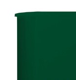 VidaXL Windscherm 3-panelen 400x80 cm stof groen