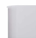 VidaXL Windscherm 3-panelen 400x80 cm stof zandwit