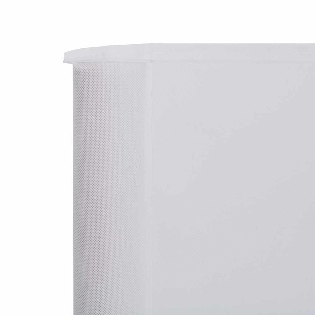 VidaXL Windscherm 3-panelen 400x80 cm stof zandwit