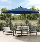VidaXL Zweefparasol met aluminium paal 350 cm blauw