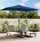 VidaXL Parasol met metalen paal 300x200 cm azuurblauw