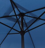 VidaXL Parasol met metalen paal 300x200 cm azuurblauw