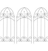 VidaXL Plantenklimrekken 3 st 40x100 cm ijzer zwart