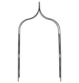 VidaXL Tuinboog 142x37x275 cm ijzer donkergroen