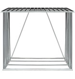 VidaXL Haardhoutschuur 163x83x154 cm gegalvaniseerd staal antraciet