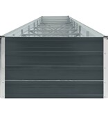 VidaXL Plantenbak verhoogd 600x80x45 cm gegalvaniseerd staal antraciet