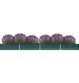 VidaXL Plantenbak verhoogd 600x80x45 cm gegalvaniseerd staal groen