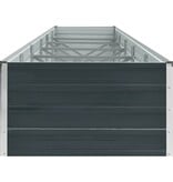VidaXL Plantenbak verhoogd 480x80x45 cm gegalvaniseerd staal antraciet
