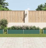 VidaXL Plantenbak verhoogd 320x40x45 cm gegalvaniseerd staal groen