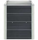 VidaXL Plantenbak verhoogd 240x40x45 cm gegalvaniseerd staal antraciet