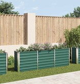 VidaXL Plantenbak verhoogd 240x40x77 cm gegalvaniseerd staal groen