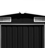 VidaXL Tuinschuur 257x990x181 cm gegalvaniseerd staal antraciet