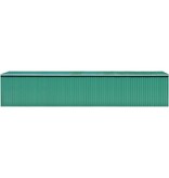 VidaXL Tuinschuur 257x990x181 cm gegalvaniseerd staal groen