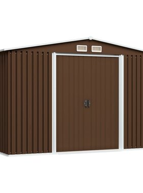 VidaXL Tuinberging 257x205x178 cm staal bruin