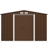 VidaXL Tuinberging 257x205x178 cm staal bruin