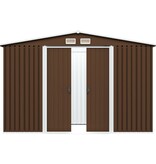 VidaXL Tuinberging 257x205x178 cm staal bruin