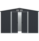 VidaXL Tuinberging 257x205x178 cm staal antraciet