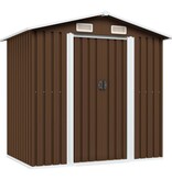 VidaXL Tuinberging 204x132x186 cm staal bruin