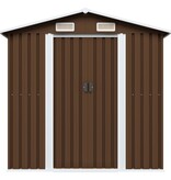 VidaXL Tuinberging 204x132x186 cm staal bruin