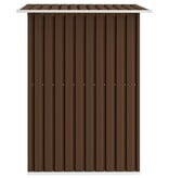 VidaXL Tuinberging 204x132x186 cm staal bruin