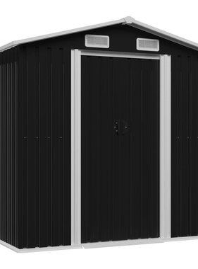 VidaXL Tuinberging 204x132x186 cm staal antraciet