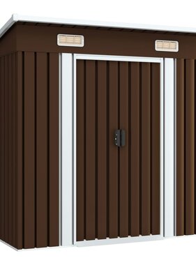 VidaXL Tuinberging 194x121x181 cm staal bruin